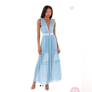 Sabina Musayev Helena Dress XS Blue